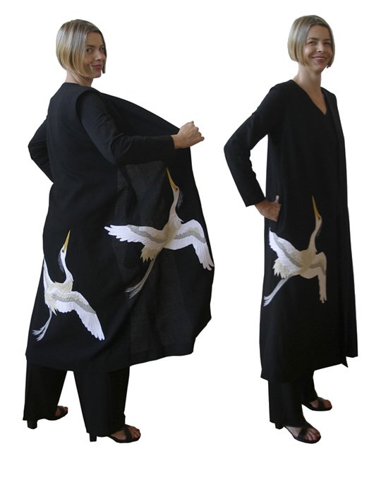 Flying Egrets