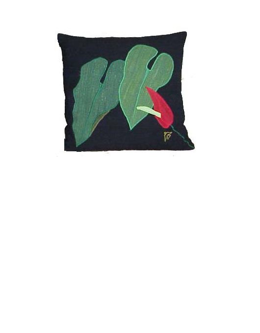 Anthurium cushion cover